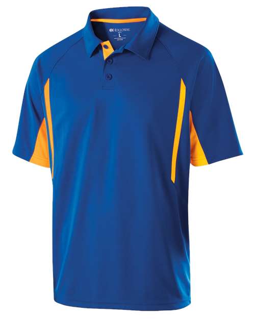 Holloway Two-Tone Avenger Polo 222530 - Royal/ Light Gold