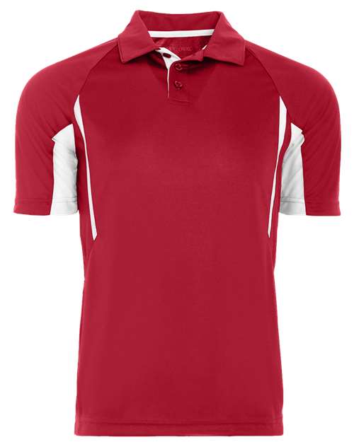 Holloway Two-Tone Avenger Polo 222530 - Scarlet/ White