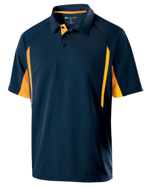 Holloway Two-Tone Avenger Polo 222530 - Navy/ Light Gold
