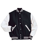 Holloway Varsity Wool Jacket 224183 - Black/ White