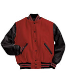 Holloway Varsity Wool Jacket 224183 - Scarlet/ Black/ Scarlet