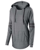 Holloway Women's Triblend Hooded Long Sleeve T-Shirt 229390