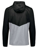 Holloway Packable Quarter-Zip Jacket 229534 - Black/ Athletic Grey