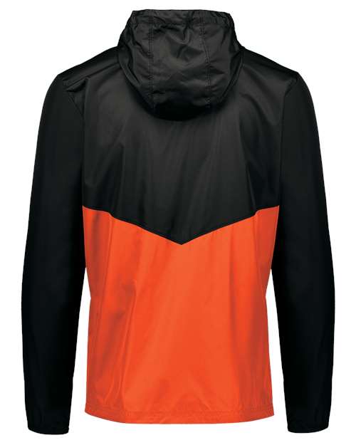 Holloway Packable Quarter-Zip Jacket 229534 - Black/ Orange