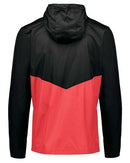 Holloway Packable Quarter-Zip Jacket 229534 - Black/ Scarlet