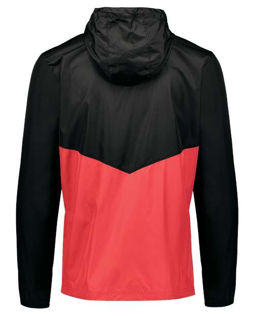Holloway Packable Quarter-Zip Jacket 229534 - Black/ Scarlet