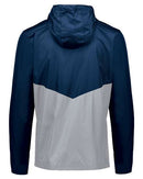Holloway Packable Quarter-Zip Jacket 229534 - Navy/ Athletic Grey