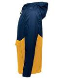 Holloway Packable Quarter-Zip Jacket 229534 - Navy/ Gold