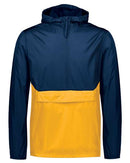 Holloway Packable Quarter-Zip Jacket 229534 - Navy/ Gold