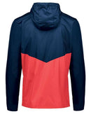 Holloway Packable Quarter-Zip Jacket 229534 - Navy/ Scarlet