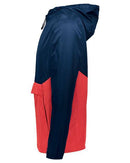 Holloway Packable Quarter-Zip Jacket 229534 - Navy/ Scarlet