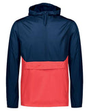 Holloway Packable Quarter-Zip Jacket 229534 - Navy/ Scarlet