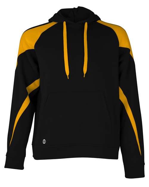 Holloway Athletic Fleece Prospect Hooded Sweatshirt 229546 - Black/ Light Gold