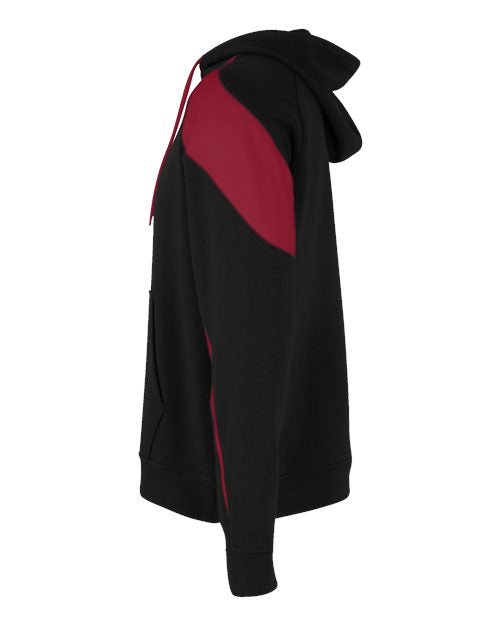 Holloway Athletic Fleece Prospect Hooded Sweatshirt 229546 - Black/ Scarlet