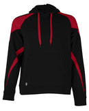 Holloway Athletic Fleece Prospect Hooded Sweatshirt 229546 - Black/ Scarlet