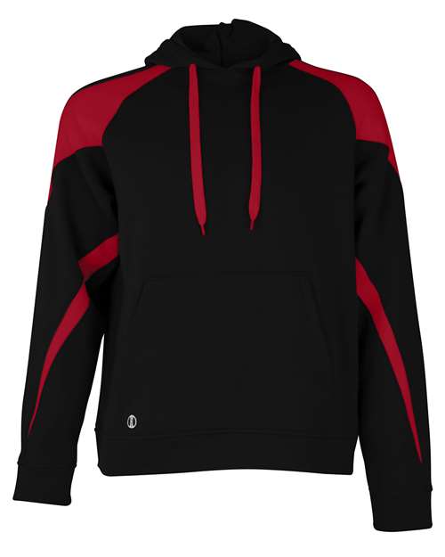 Holloway Athletic Fleece Prospect Hooded Sweatshirt 229546 - Black/ Scarlet