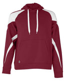 Holloway Athletic Fleece Prospect Hooded Sweatshirt 229546 - Cardinal/ White