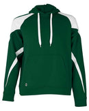 Holloway Athletic Fleece Prospect Hooded Sweatshirt 229546 - Forest/ White