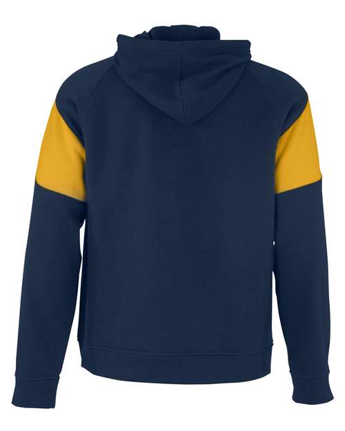 Holloway Athletic Fleece Prospect Hooded Sweatshirt 229546 - Navy/ Light Gold