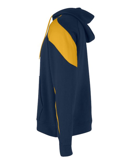 Holloway Athletic Fleece Prospect Hooded Sweatshirt 229546 - Navy/ Light Gold