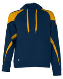 Holloway Athletic Fleece Prospect Hooded Sweatshirt 229546 - Navy/ Light Gold