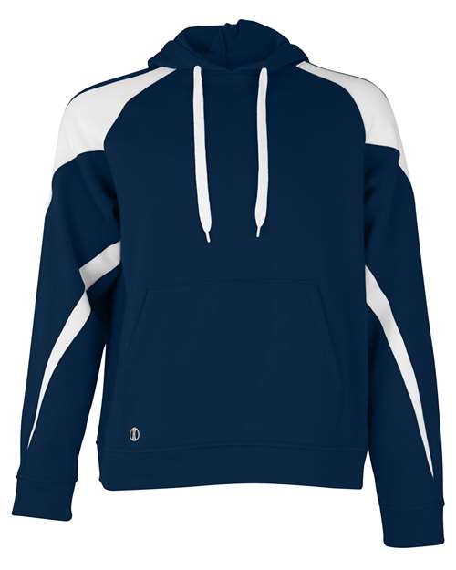 Holloway Athletic Fleece Prospect Hooded Sweatshirt 229546 - Navy/ White