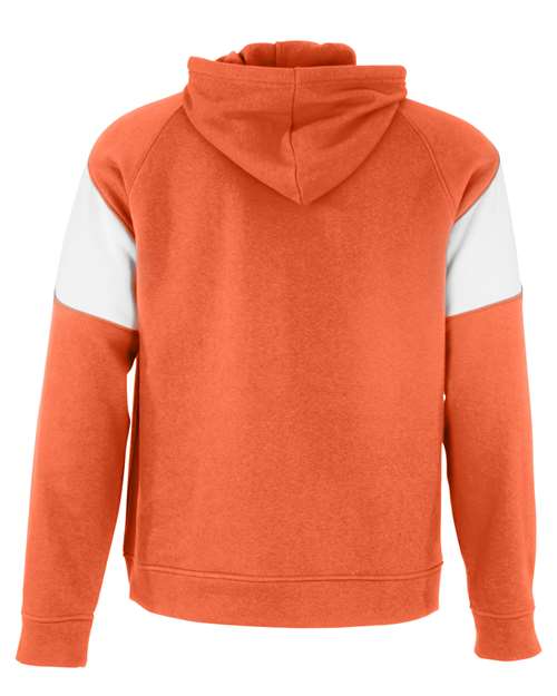 Holloway Athletic Fleece Prospect Hooded Sweatshirt 229546 - Orange/ White