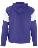 Holloway Athletic Fleece Prospect Hooded Sweatshirt 229546 - Purple/ White
