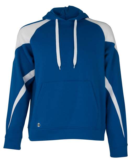 Holloway Athletic Fleece Prospect Hooded Sweatshirt 229546 - Royal/ White