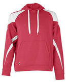Holloway Athletic Fleece Prospect Hooded Sweatshirt 229546 - Scarlet/ White