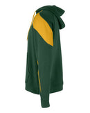 Holloway Athletic Fleece Prospect Hooded Sweatshirt 229546 - Forest/ Light Gold