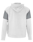 Holloway Athletic Fleece Prospect Hooded Sweatshirt 229546 - White/ Charcoal Heather