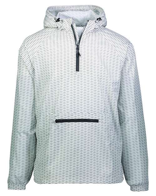 Holloway Range Hooded Packable Quarter-Zip Jacket 229554