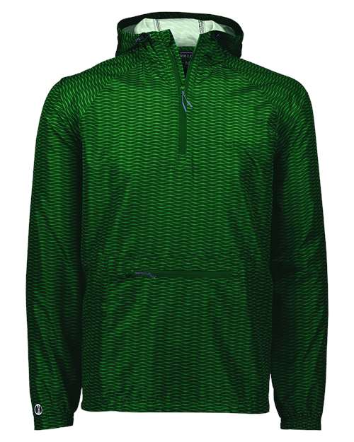 Holloway Range Hooded Packable Quarter-Zip Jacket 229554