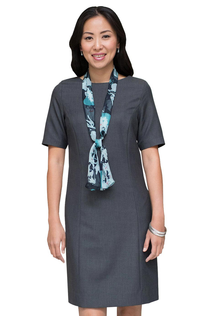 Edwards Ladies Synergy Washable Jewel Neck Dress [