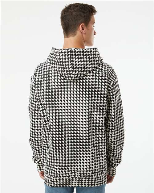 Independent Trading Co. Heavyweight Hooded Sweatshirt IND4000 - Houndstooth