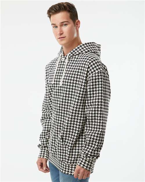 Independent Trading Co. Heavyweight Hooded Sweatshirt IND4000 - Houndstooth