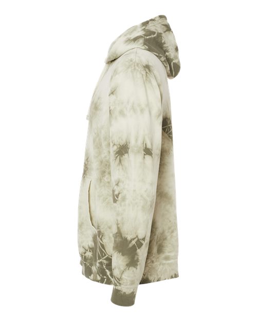 Independent Trading Co. Midweight Tie-Dyed Hooded Sweatshirt PRM4500TD