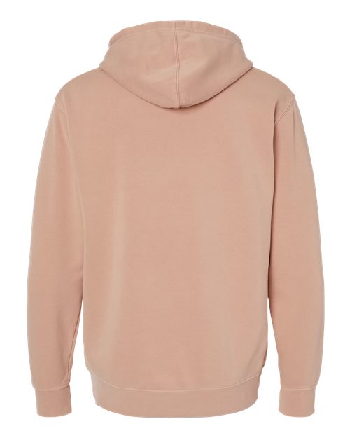 Independent Trading Co. Midweight Pigment-Dyed Hooded Sweatshirt PRM4500 - Pigment Dusty Pink
