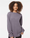 Independent Trading Co. Midweight Pigment-Dyed Crewneck Sweatshirt PRM3500 - Pigment Plum