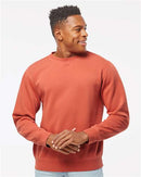 Independent Trading Co. Midweight Pigment-Dyed Crewneck Sweatshirt PRM3500 - Pigment Amber