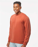 Independent Trading Co. Midweight Pigment-Dyed Crewneck Sweatshirt PRM3500 - Pigment Amber