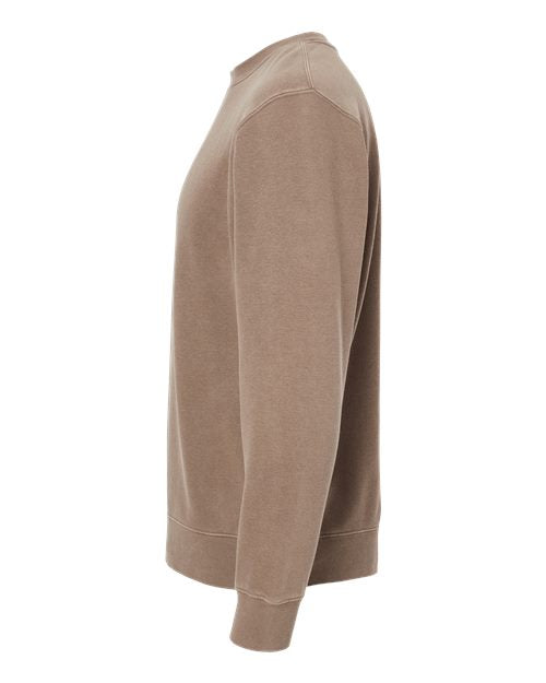 Independent Trading Co. Midweight Pigment-Dyed Crewneck Sweatshirt PRM3500 - Pigment Clay