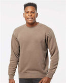 Independent Trading Co. Midweight Pigment-Dyed Crewneck Sweatshirt PRM3500 - Pigment Clay