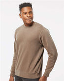 Independent Trading Co. Midweight Pigment-Dyed Crewneck Sweatshirt PRM3500 - Pigment Clay