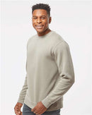 Independent Trading Co. Midweight Pigment-Dyed Crewneck Sweatshirt PRM3500 - Pigment Cement