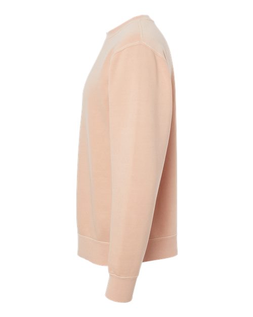 Independent Trading Co. Midweight Pigment-Dyed Crewneck Sweatshirt PRM3500 - Pigment Dusty Pink