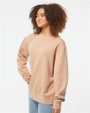 Independent Trading Co. Midweight Pigment-Dyed Crewneck Sweatshirt PRM3500 - Pigment Dusty Pink