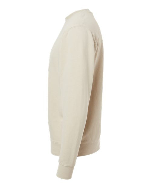 Independent Trading Co. Midweight Pigment-Dyed Crewneck Sweatshirt PRM3500 - Pigment Ivory