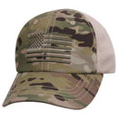 Rothco Tactical Mesh Back Cap With Embroidered US Flag. Item